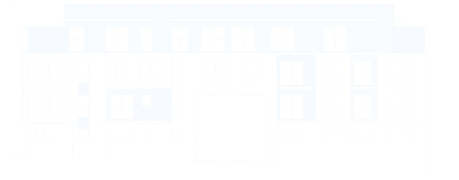 Bloque 1 · Fachada norte: alzado del proyecto